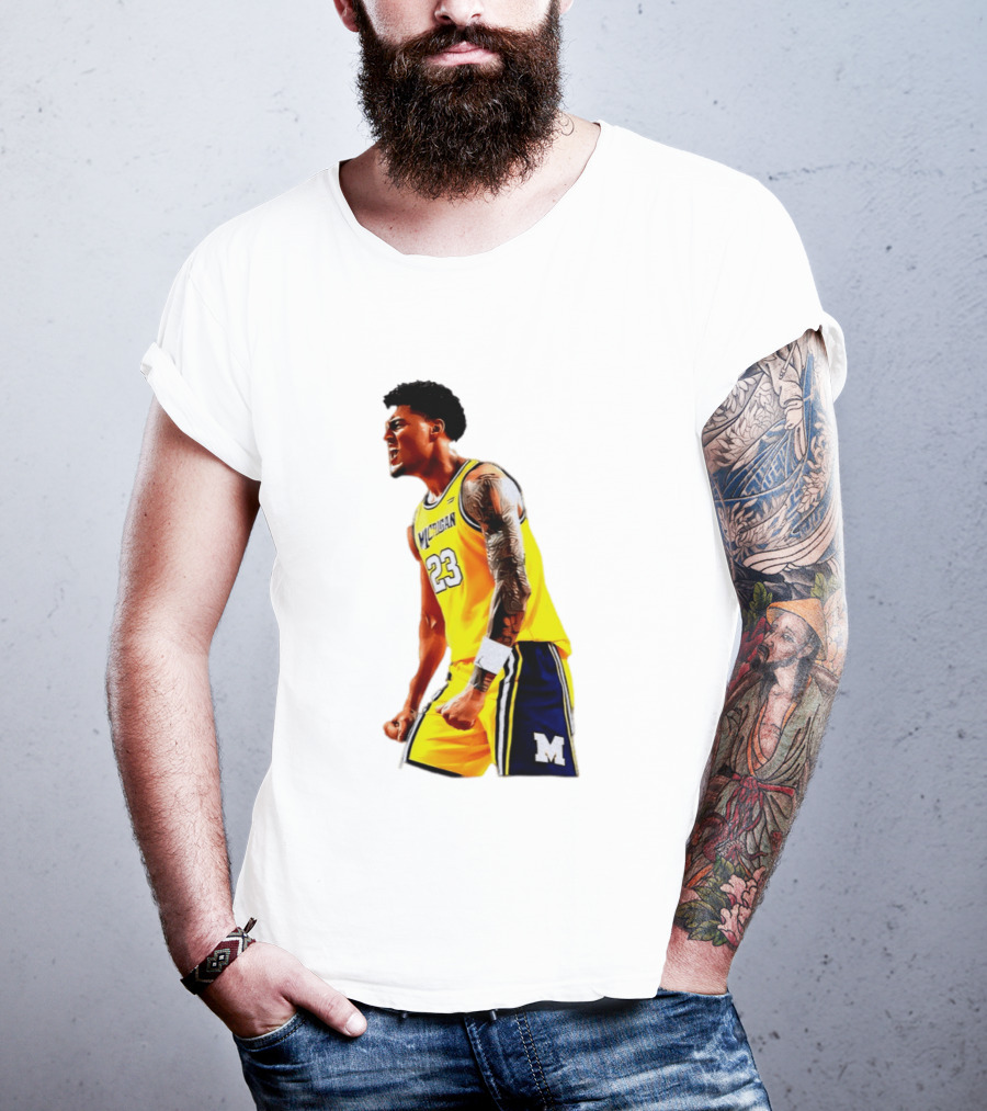 Yaxel Lendeborg Flex Motion Elite Energy Michigan Basketball 23 Jersey T-Shirt