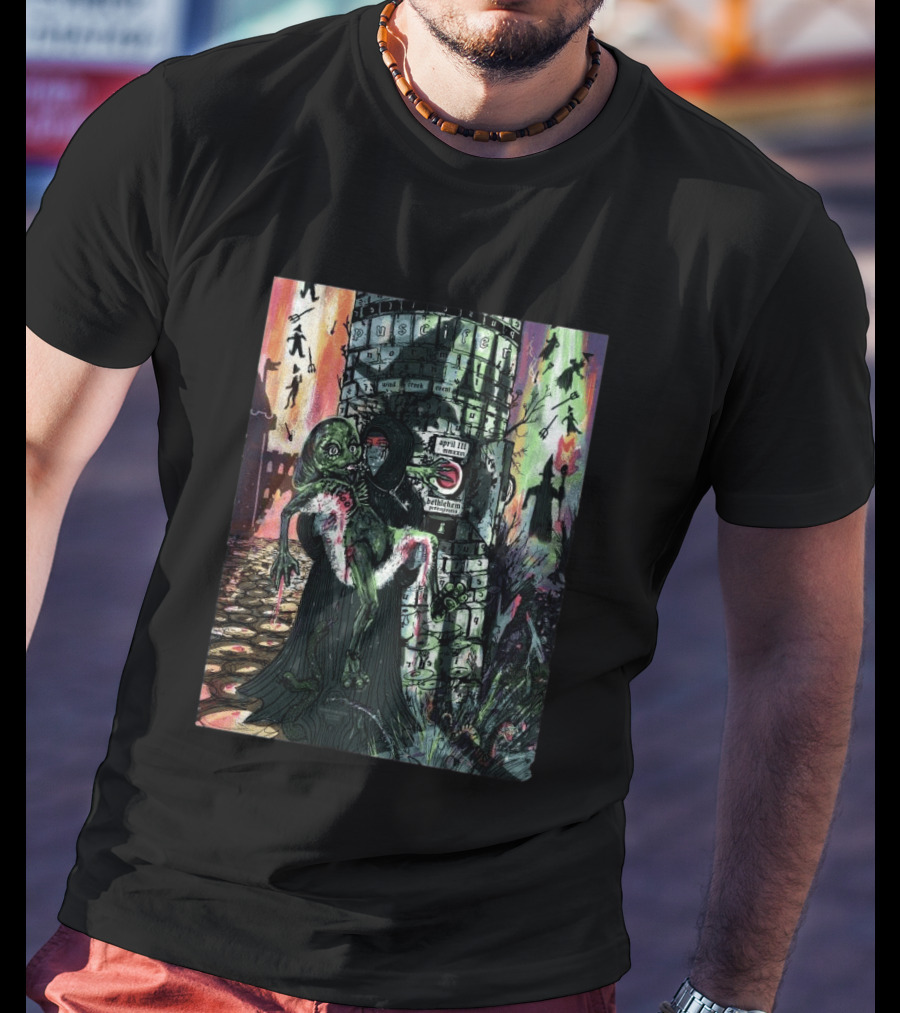 Puscifer Bethlehem April 3 2026 Creepy Creature With Robed Figure T-Shirt