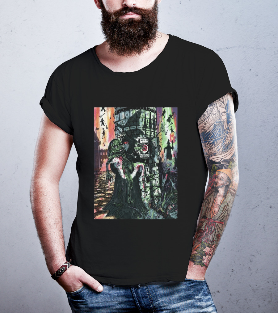 Puscifer Bethlehem April 3 2026 Creepy Creature With Robed Figure T-Shirt