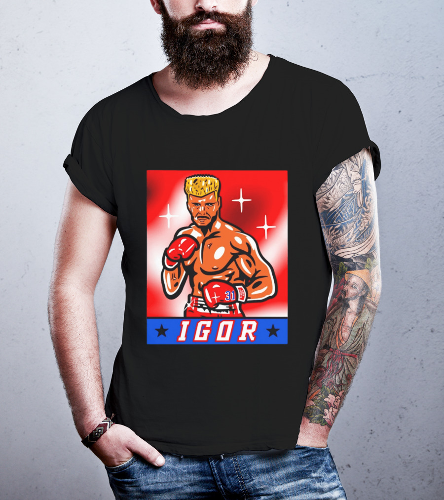 Igor Drago I Must Break You New York Rangers Boxing T-Shirt