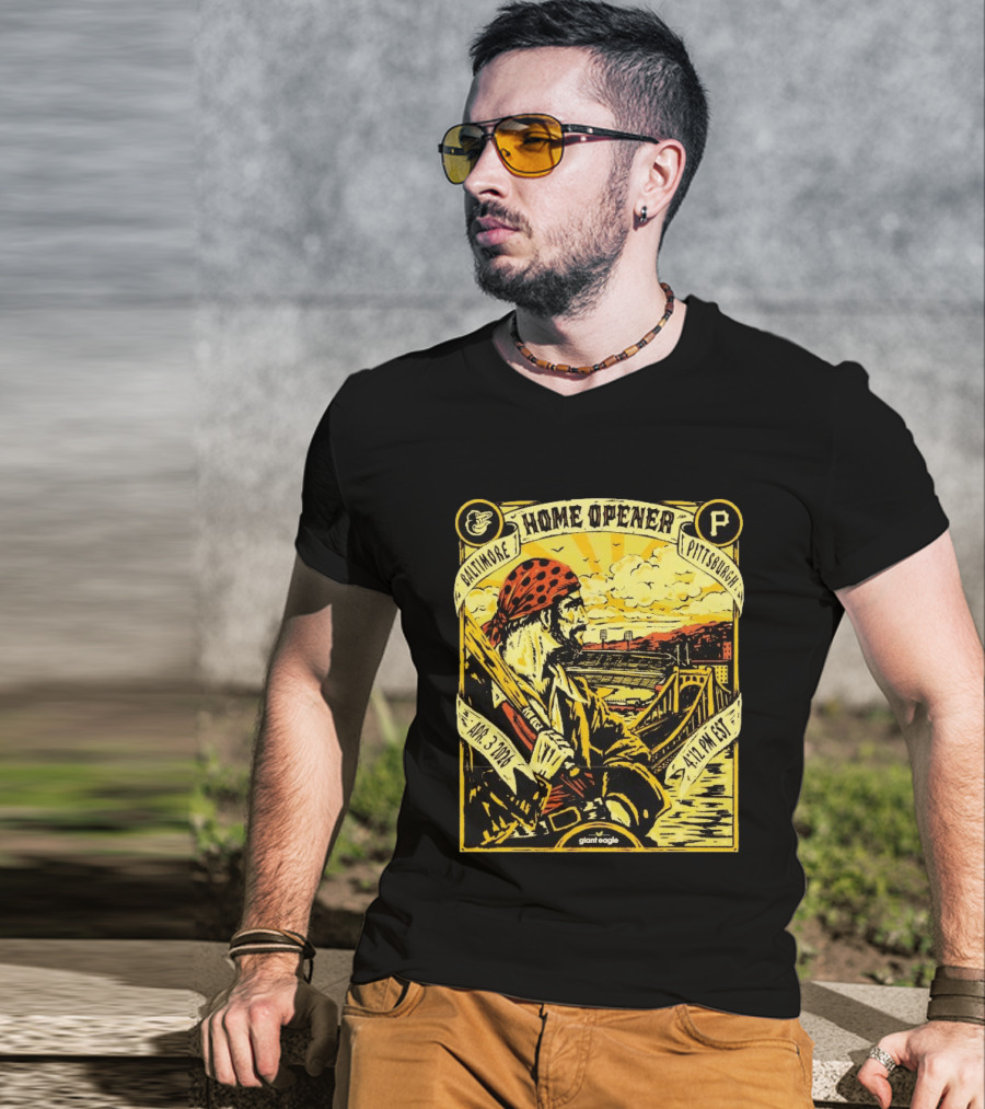 Baltimore Pittsburgh Pirates Home Opener Apr 3 2026 4:12 PM EST T-Shirt