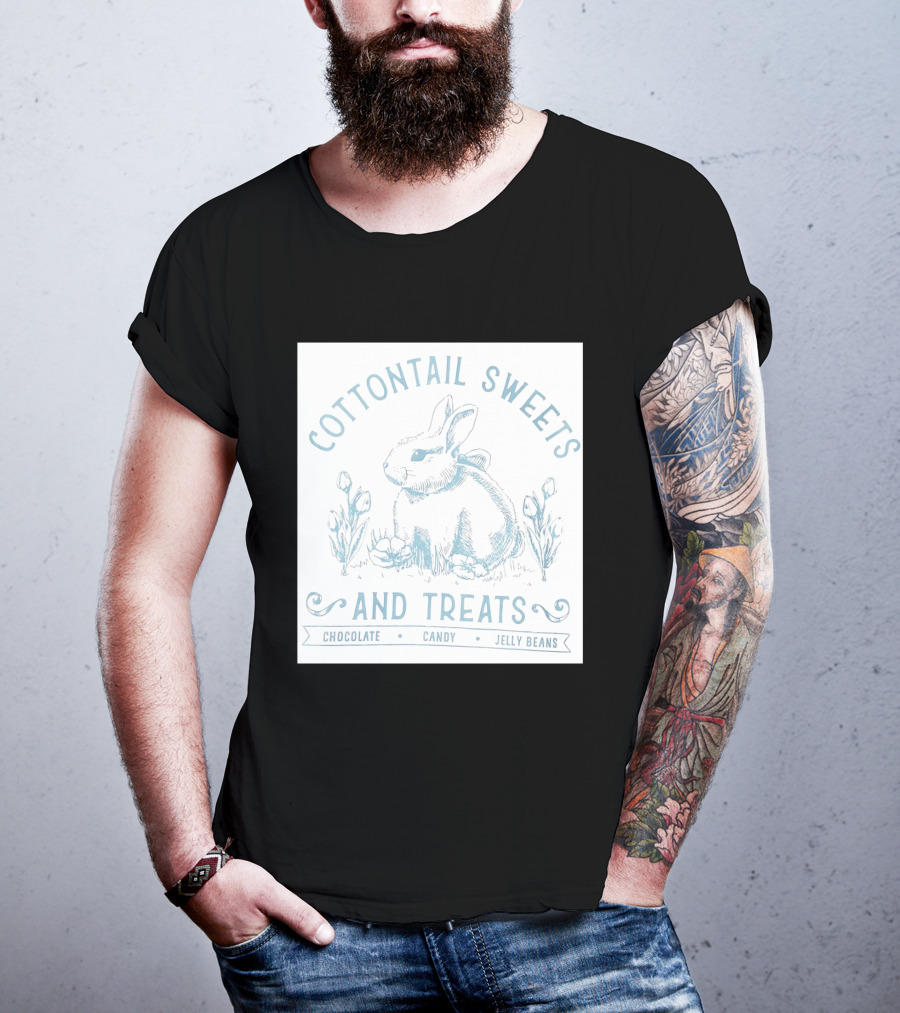 Cottontail Sweets And Treats Chocolate Candy Jelly Beans T-Shirt