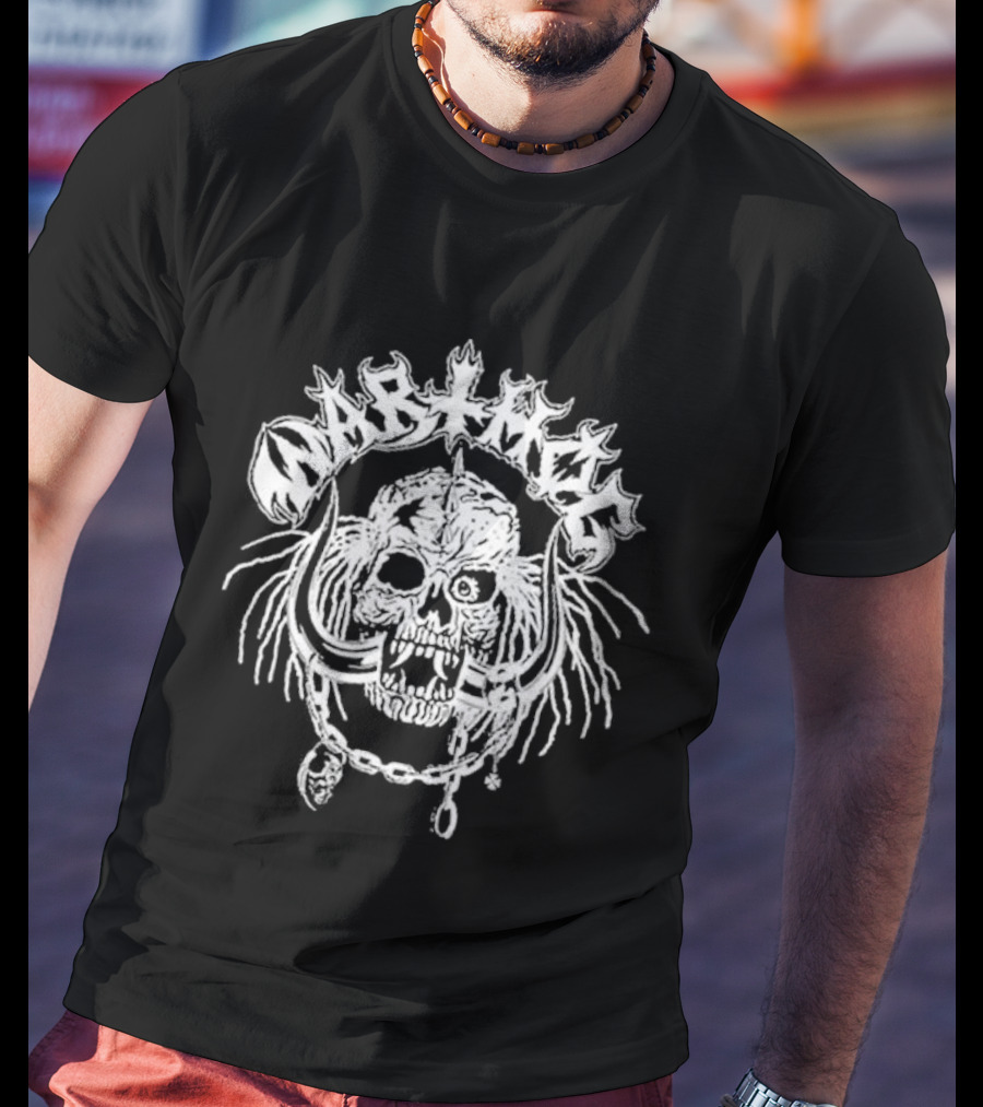 Lawrence W. Arthög Warthog Oskorei Skull Crown T-Shirt