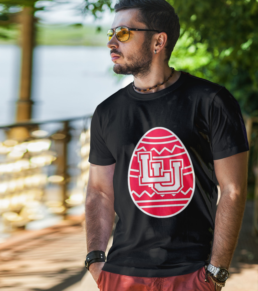 Liberty Union LU Easter Egg Red And White T-Shirt