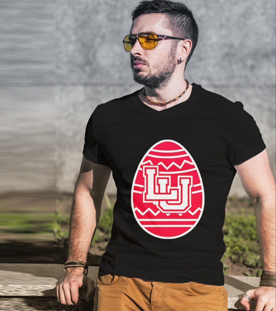 Liberty Union LU Easter Egg Red And White T-Shirt