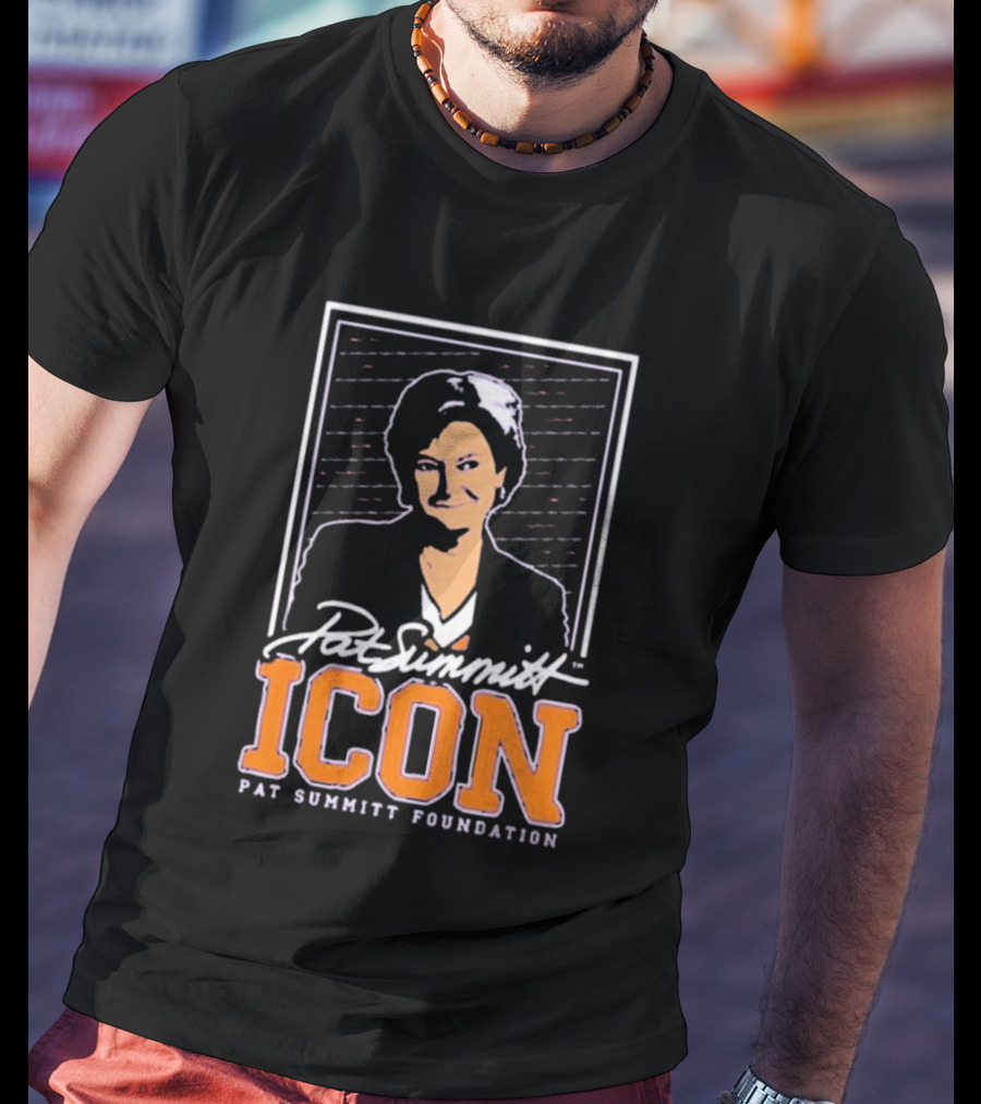 Pat Summitt Icon Tennessee Vols Pat Summitt Foundation T-Shirt