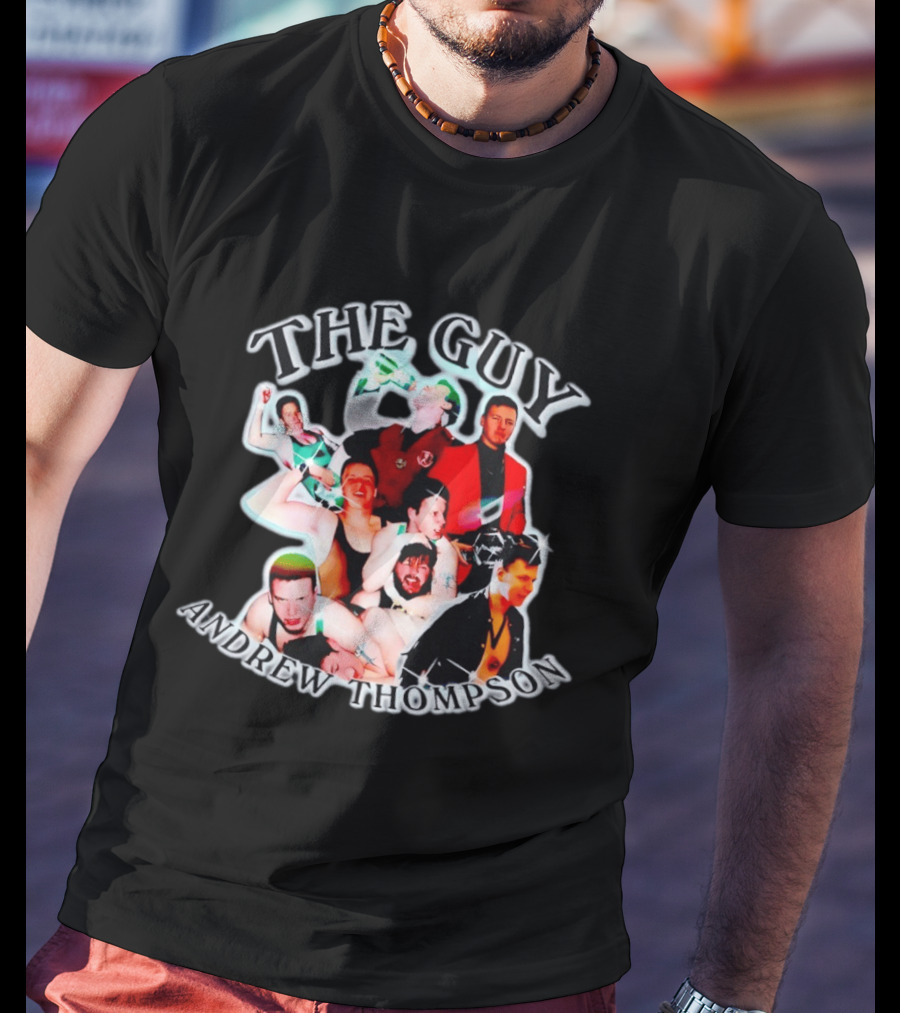 Andrew Thompson The Guy Birthday Celebration Collage T-Shirt