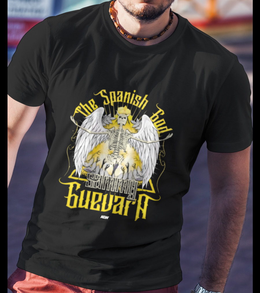The Spanish God Sammy Guevara Wings And Crown Ascendant T-Shirt