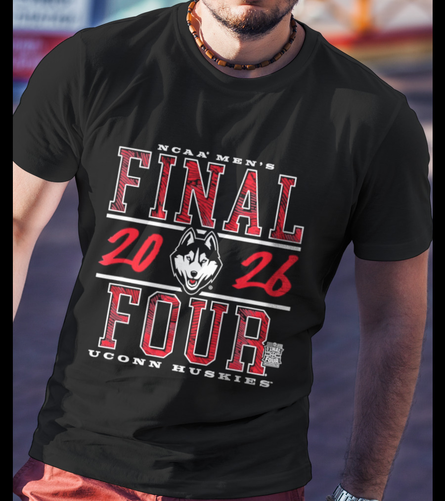 UConn Huskies Men's Final Four 2026 NCAA Basketball March Madness T-Shirt