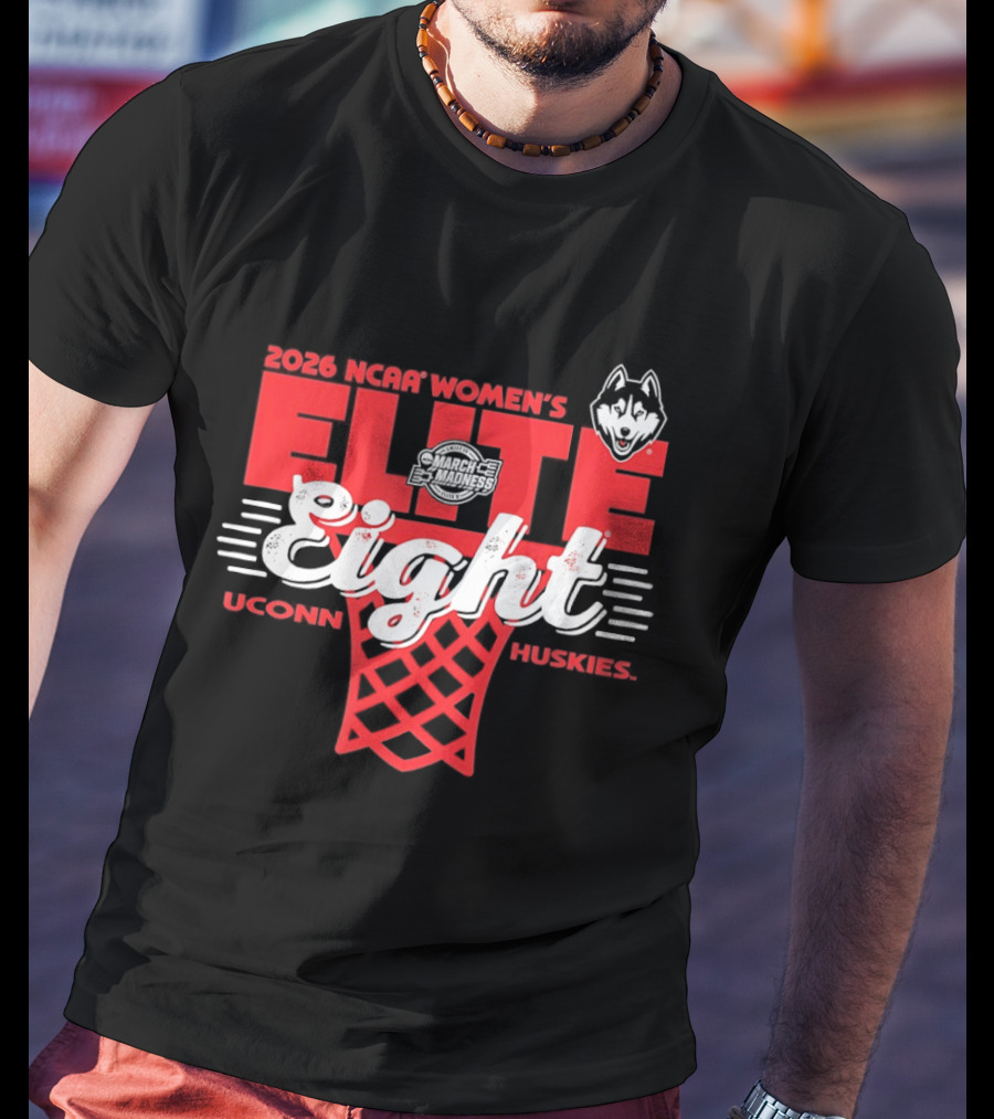 2026 NCAA Women's Elite Eight UConn Huskies Basketball T-Shirt