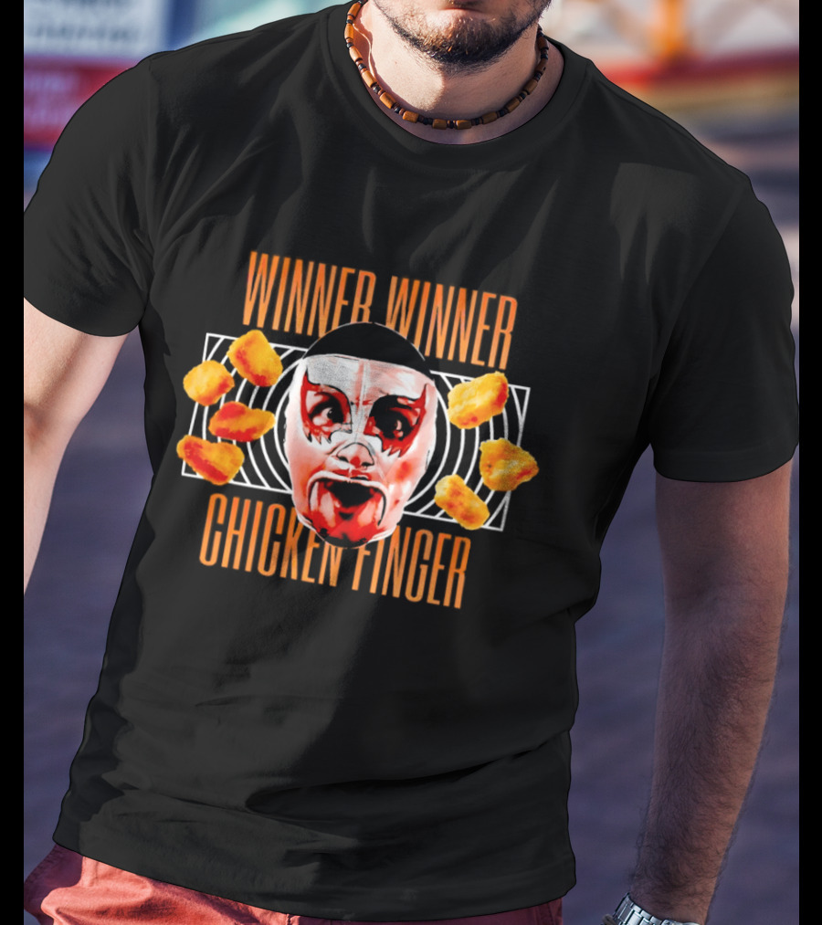 Winner Winner Chicken Finger Mask With Nuggets T-Shirt