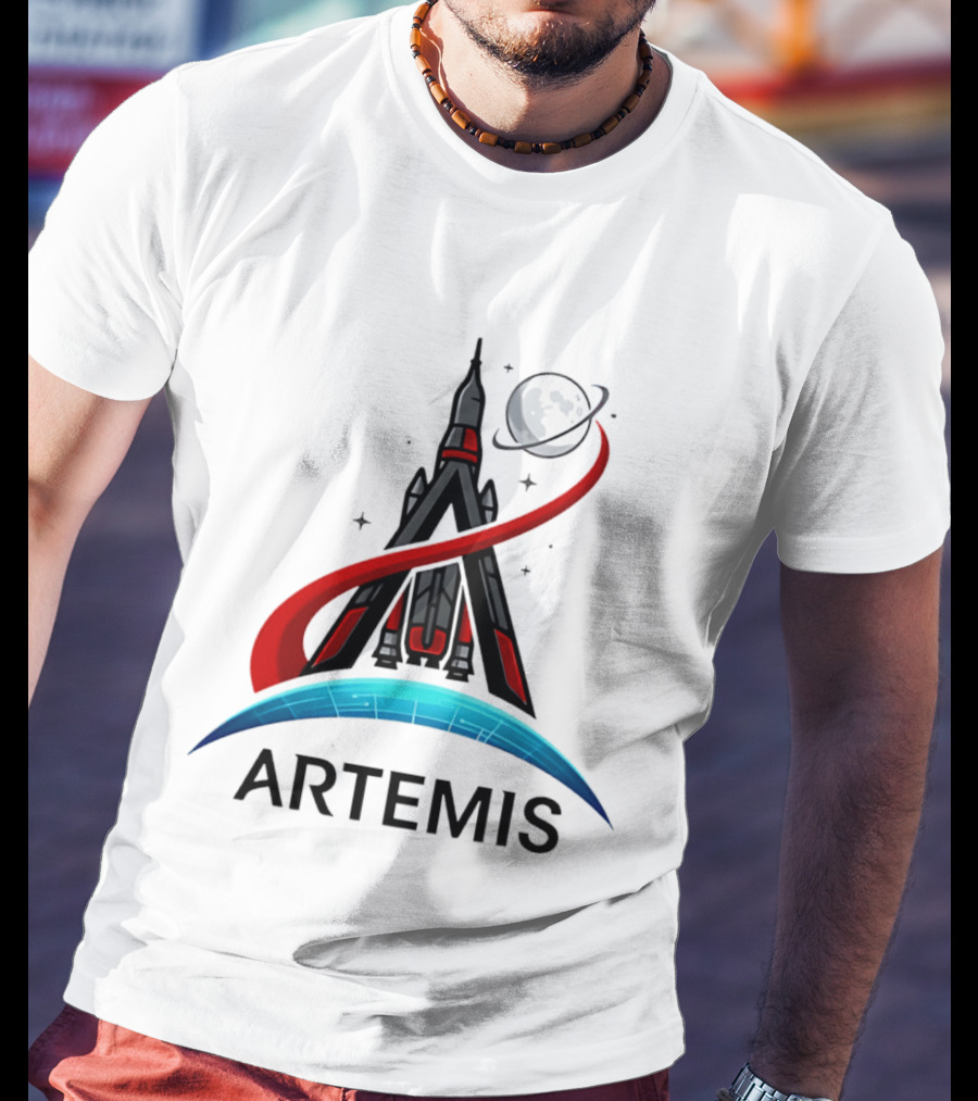 Artemis 2 Rocket Moon Mission Space Exploration T-Shirt