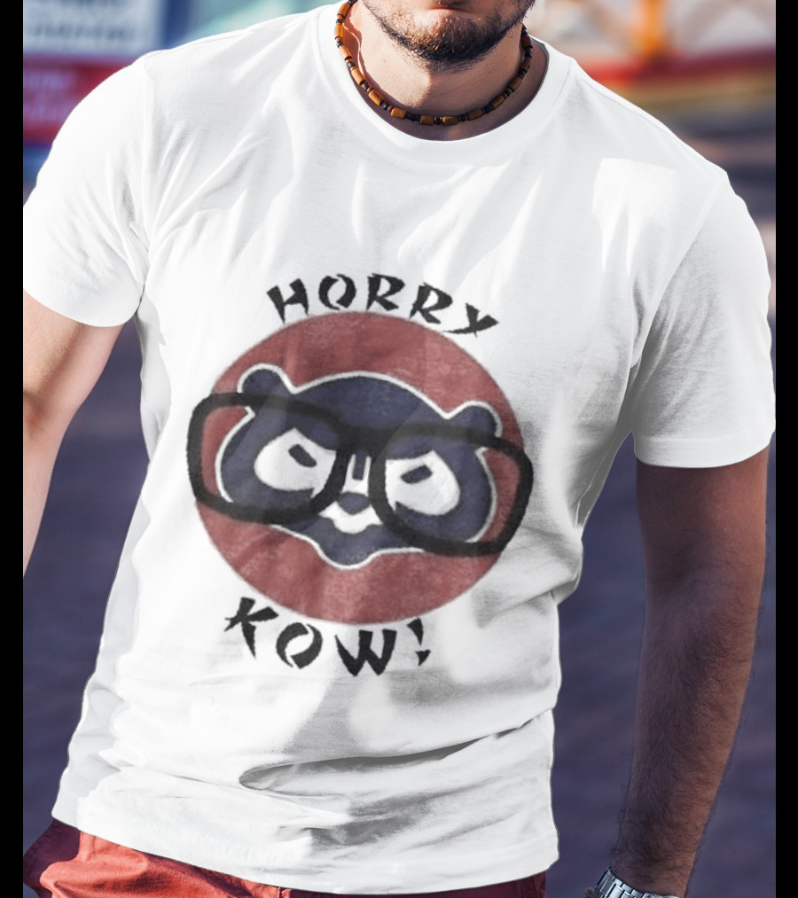 Chicago Cubs Horry Kow Glasses Bear T-Shirt