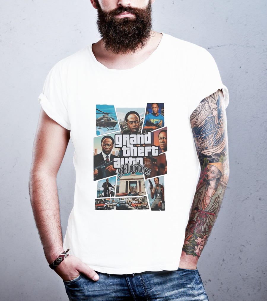 Grand Theft Auto Mordix Classic Crime Action Game T-Shirt