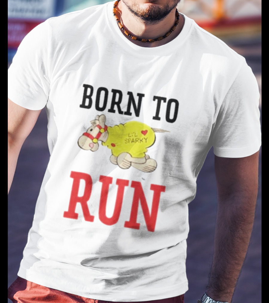 Born To Run Li'l Sparky Retro Cartoon T-Shirt