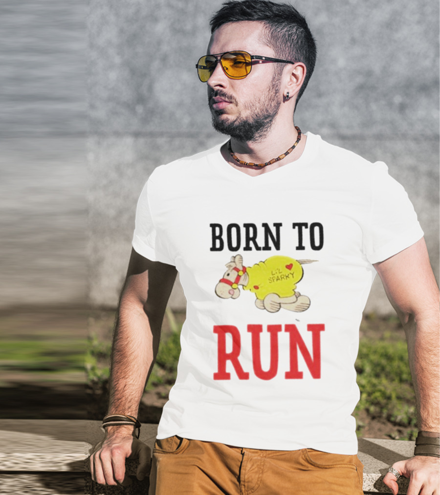 Born To Run Li'l Sparky Retro Cartoon T-Shirt