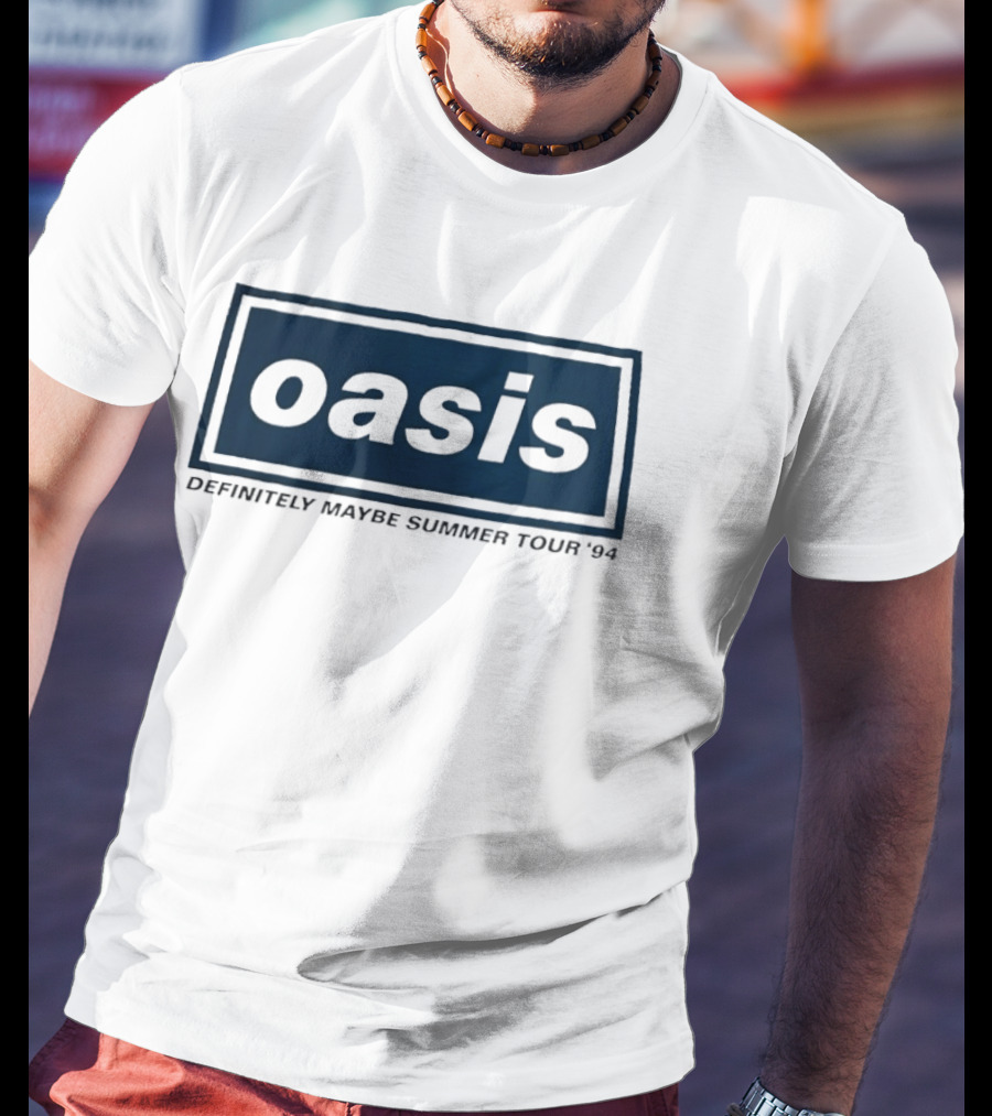 Oasis Definitely Maybe Summer Tour 1994 Vintage Band Memorabilia T-Shirt