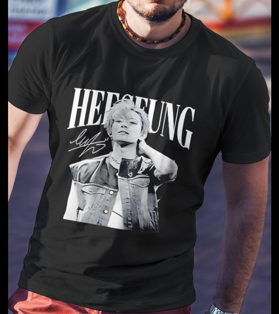 Heeseung ENHYPEN Signature Style Retro Look T-Shirt