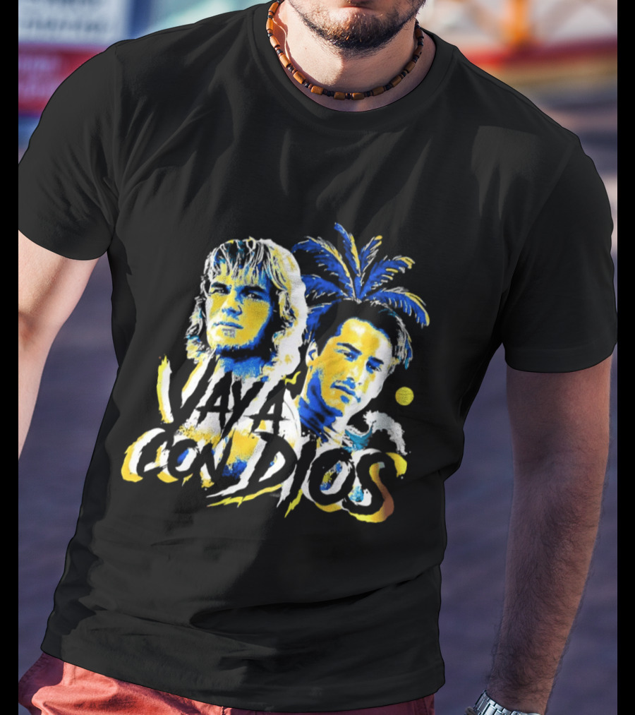 Patrick Swayze Keanu Reeves Vaya Con Dios Palm Tree Tropical T-Shirt