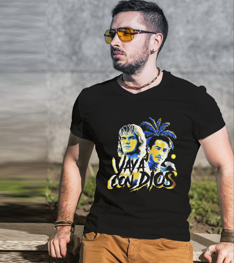 Patrick Swayze Keanu Reeves Vaya Con Dios Palm Tree Tropical T-Shirt