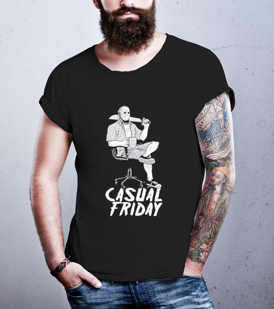 Jason Voorhees No Soi Casual Friday The 13th T-Shirt