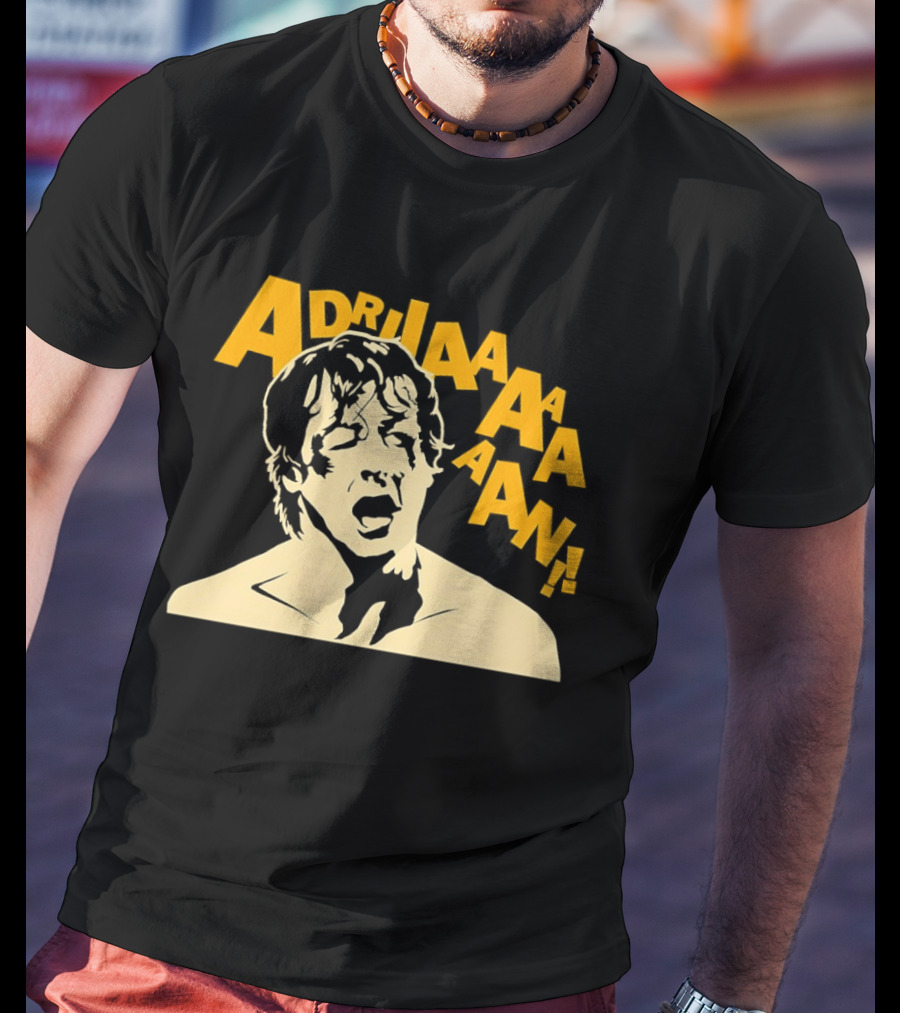 Rocky Balboa Adrian Yelling Iconic Movie Scene T-Shirt