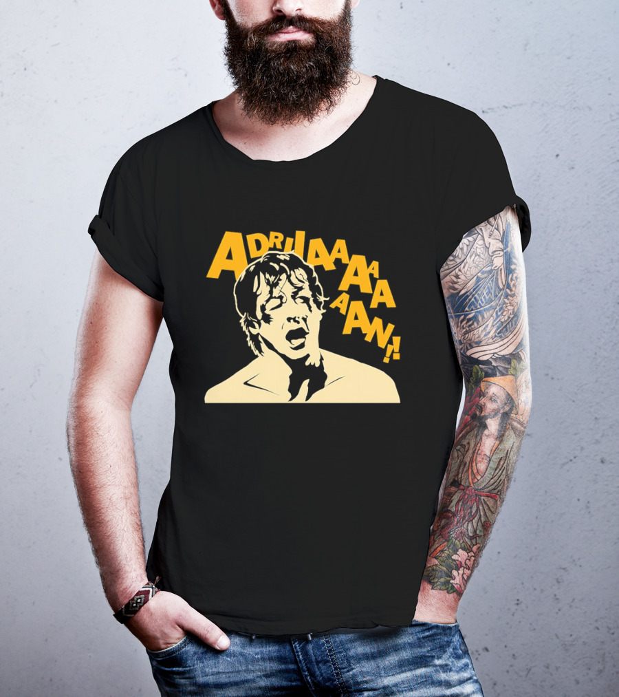 Rocky Balboa Adrian Yelling Iconic Movie Scene T-Shirt