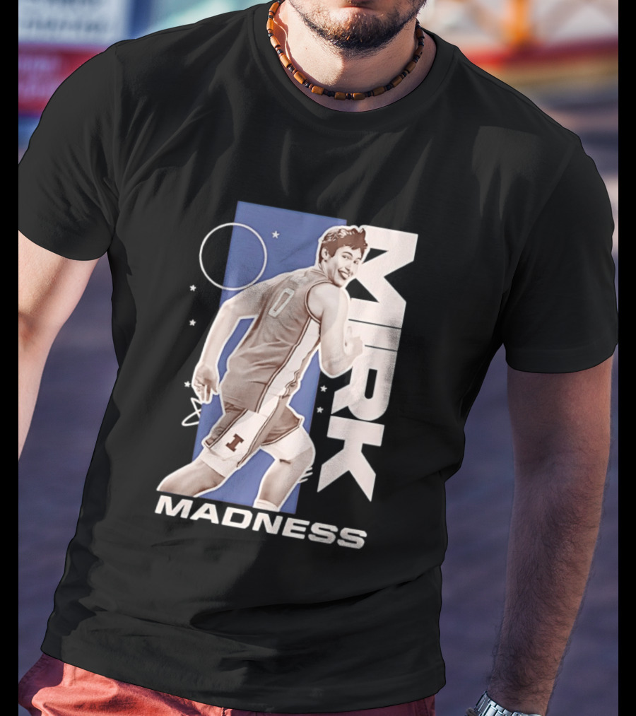 Mirk Madness Illinois Fighting Illini Basketball David Mirkovic T-Shirt