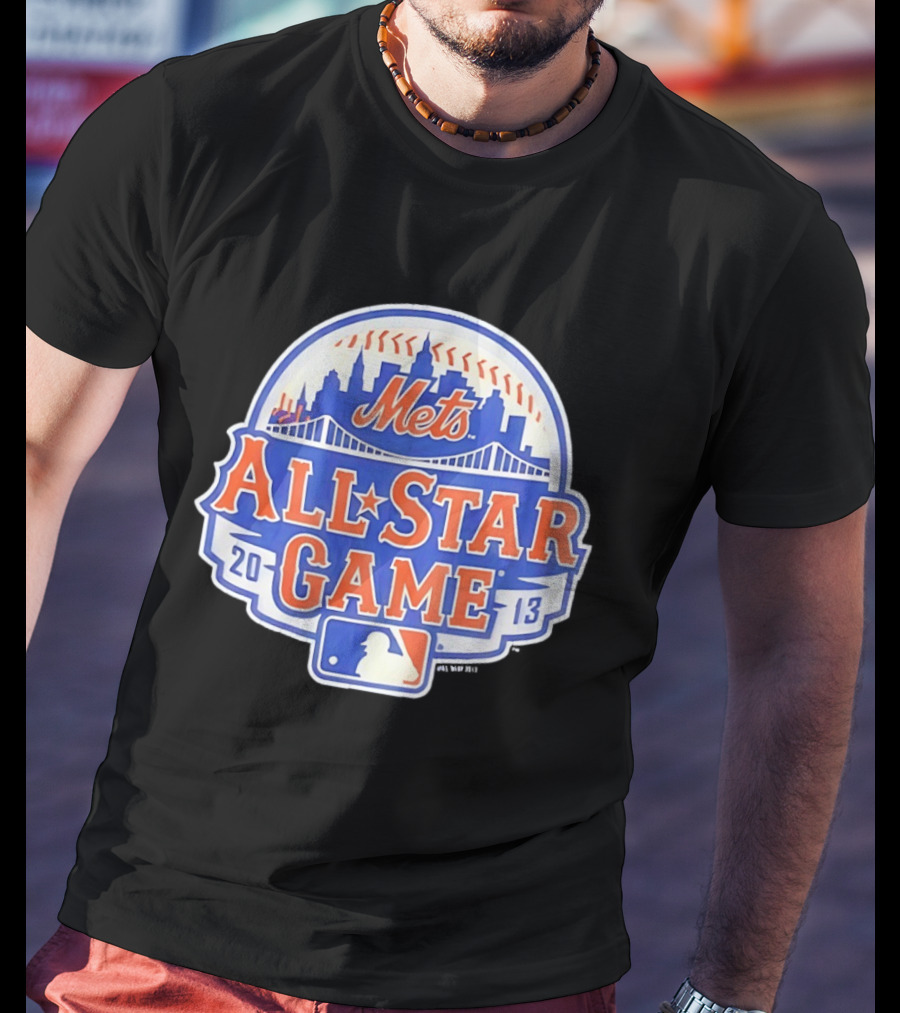 New York Mets 2013 All Star Game Skyline Baseball T-Shirt