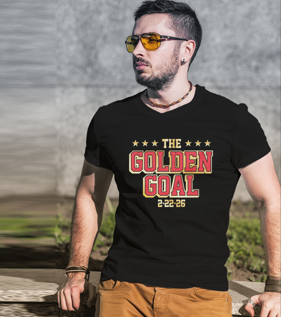 The Golden Goal 2 22 26 Stars T-Shirt