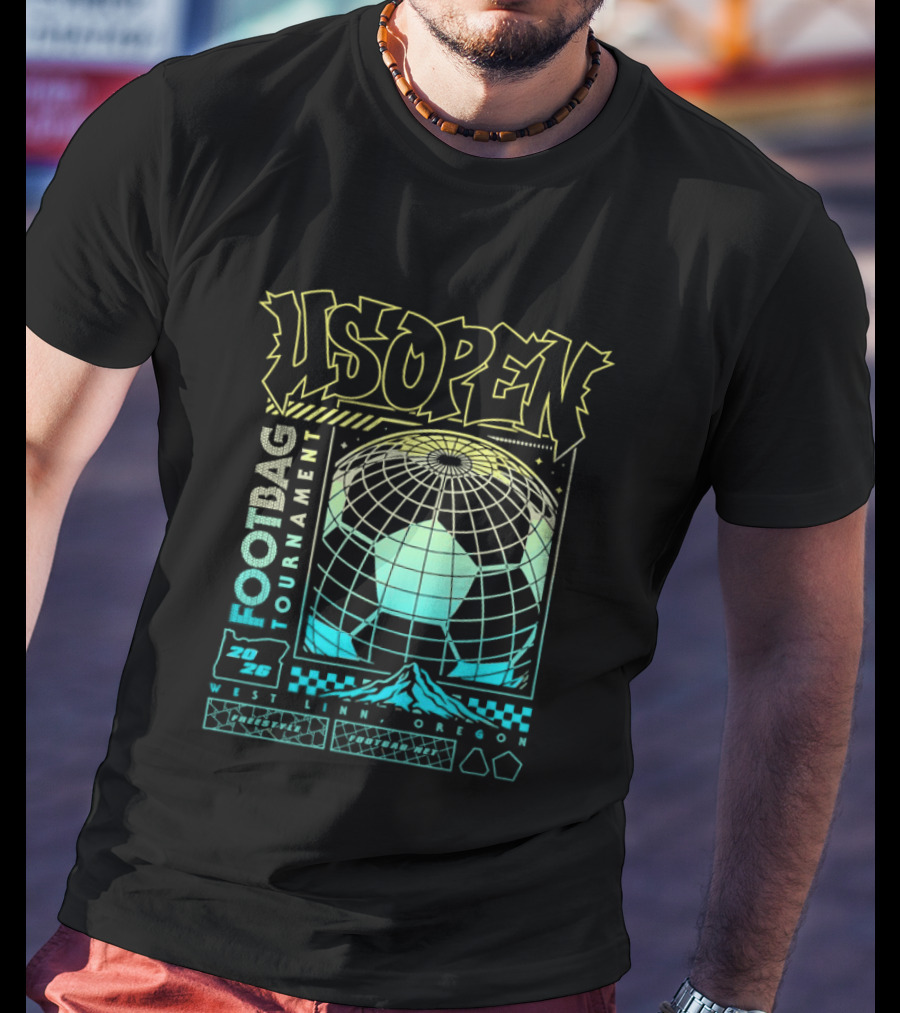 US Open Footbag Tournament 2026 West Linn Oregon Event T-Shirt