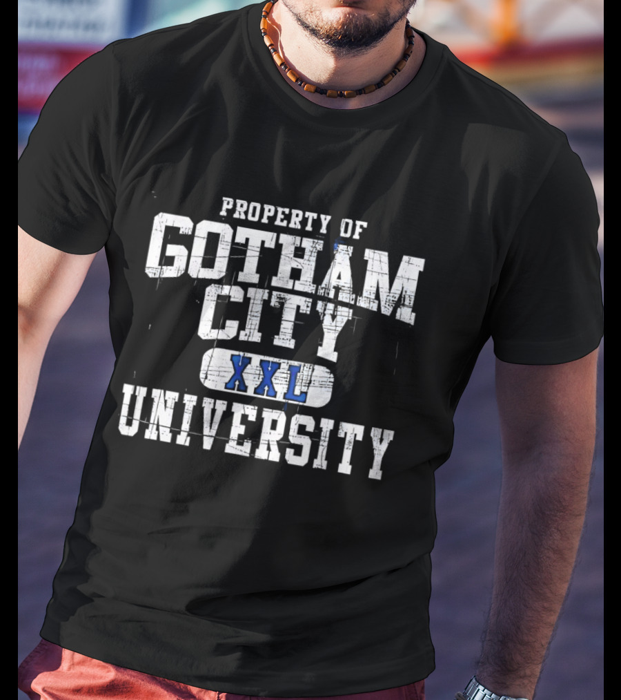 Property Of Gotham City XXL University Batman T-Shirt