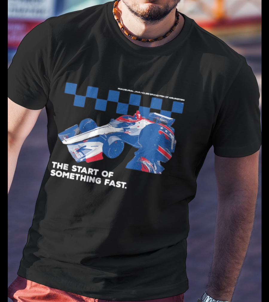 Java House GPA The Start Of Something Fast Racing Car T-Shirt