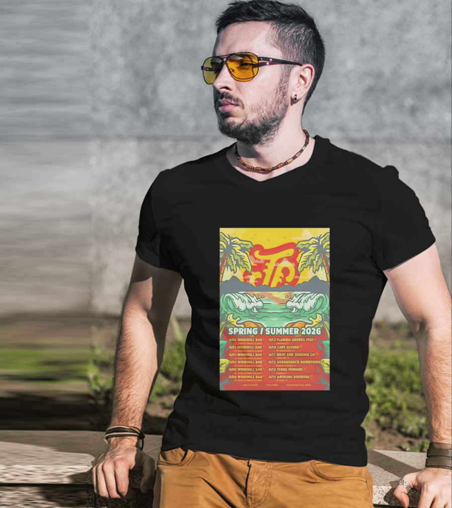 Joey Calderaio Spring Summer 2026 Tour Dates And Locations T-Shirt