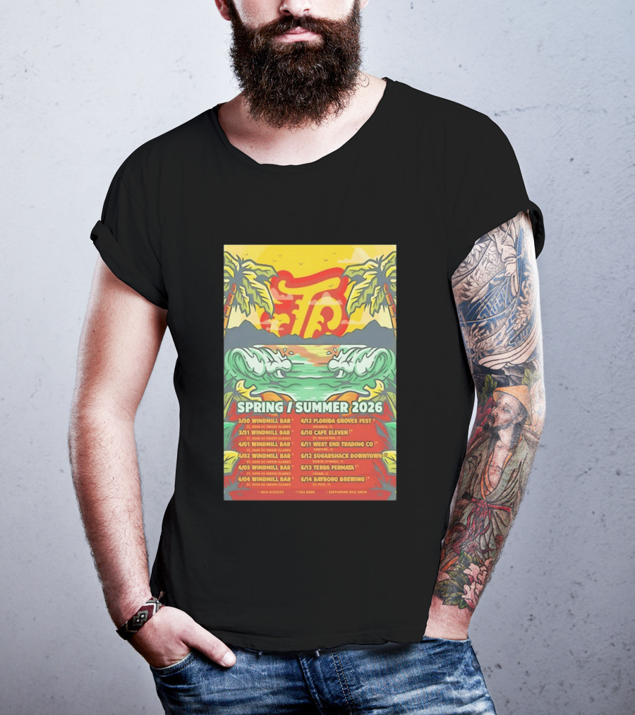 Joey Calderaio Spring Summer 2026 Tour Dates And Locations T-Shirt