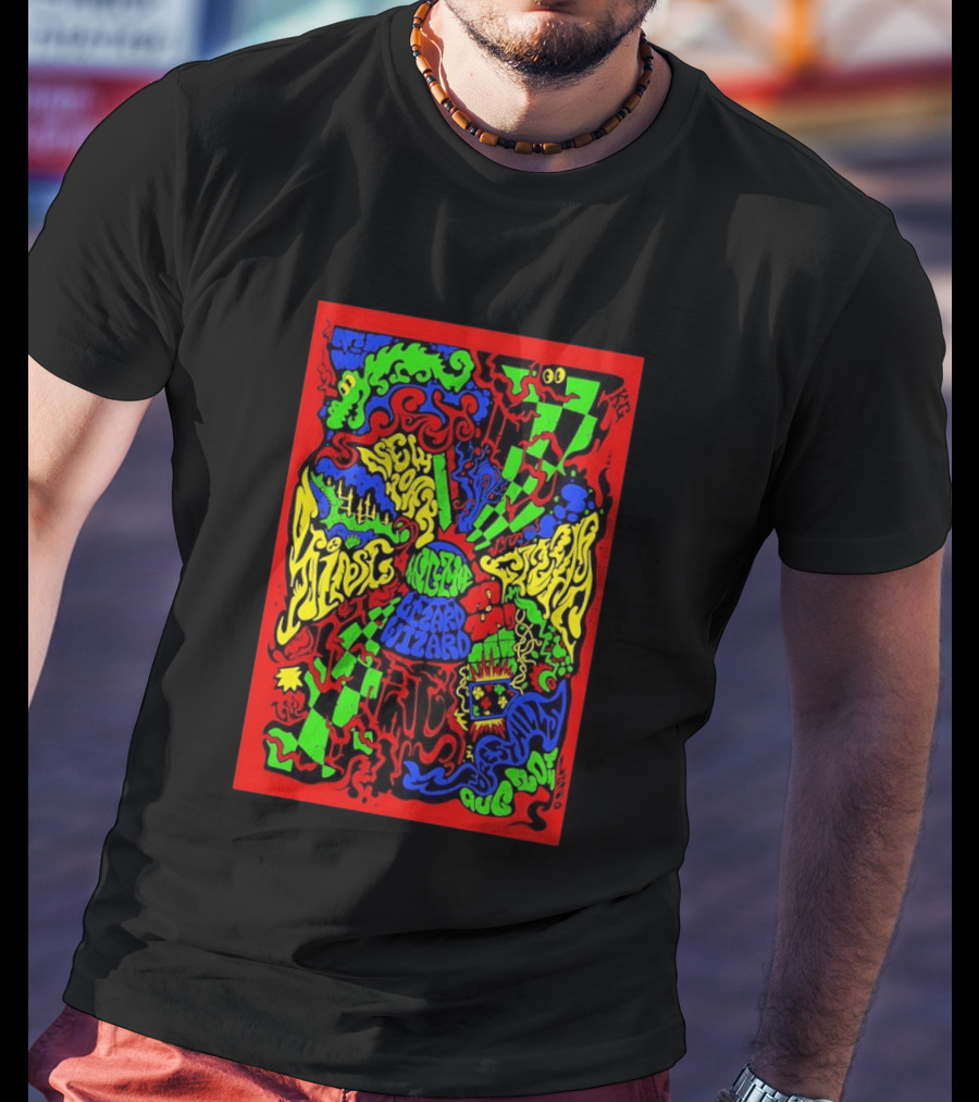 King Gizzard And The Lizard Wizard New York Forest Hills 8 20 2026 Psychedelic T-Shirt