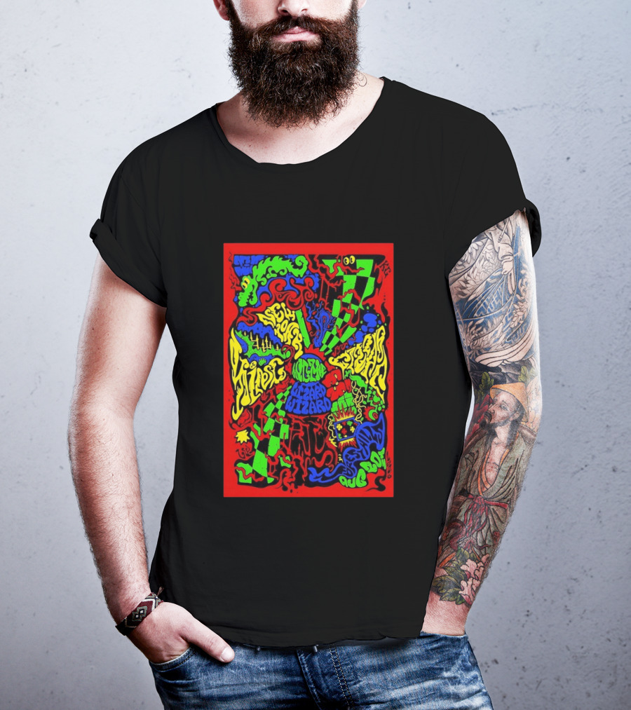 King Gizzard And The Lizard Wizard New York Forest Hills 8 20 2026 Psychedelic T-Shirt