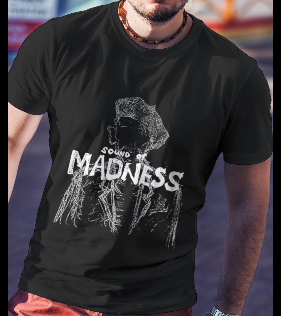 Madness Artistic Line Drawing T-Shirt