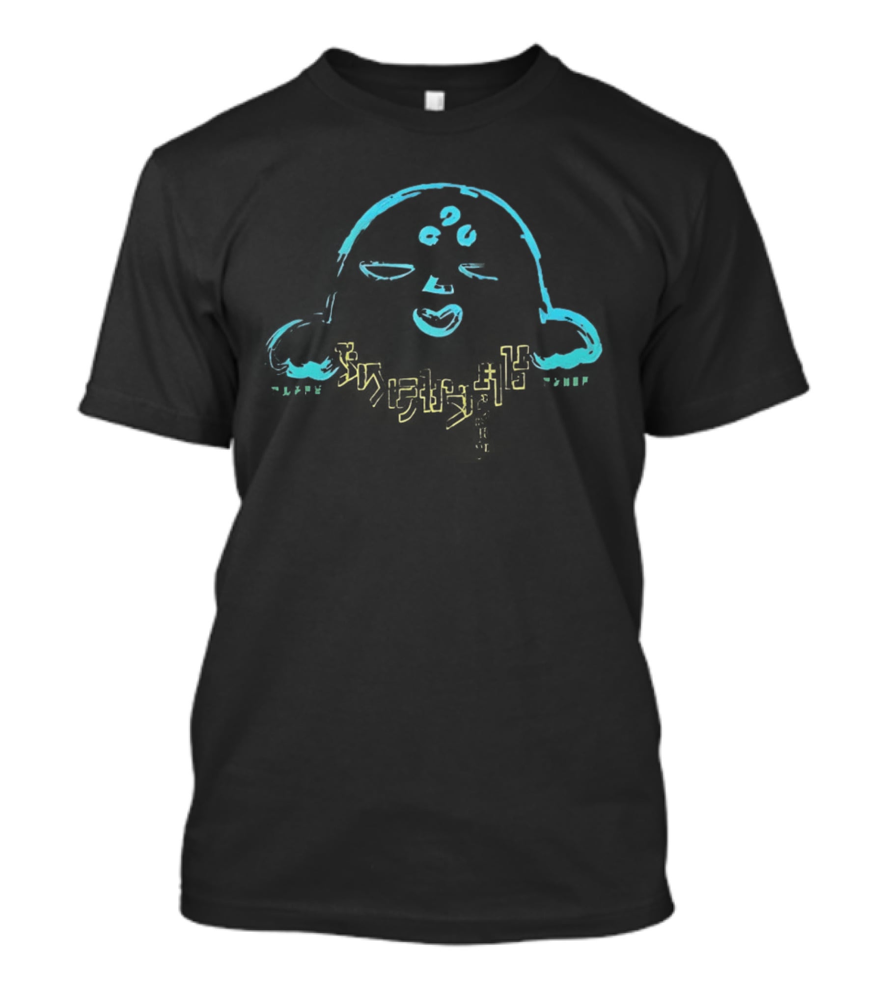 Star Lord Alien Neon Sci Fi Glow Illustrations T-Shirt