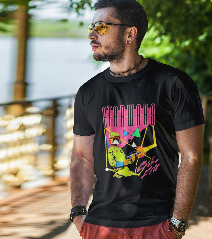 Star Wars Boba Fett Neon T-Shirt