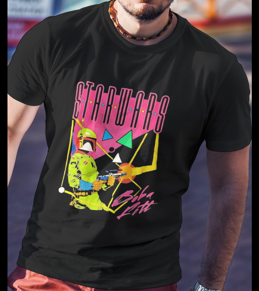 Star Wars Boba Fett Neon T-Shirt