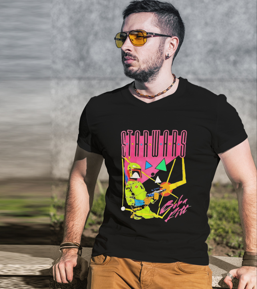 Star Wars Boba Fett Neon T-Shirt
