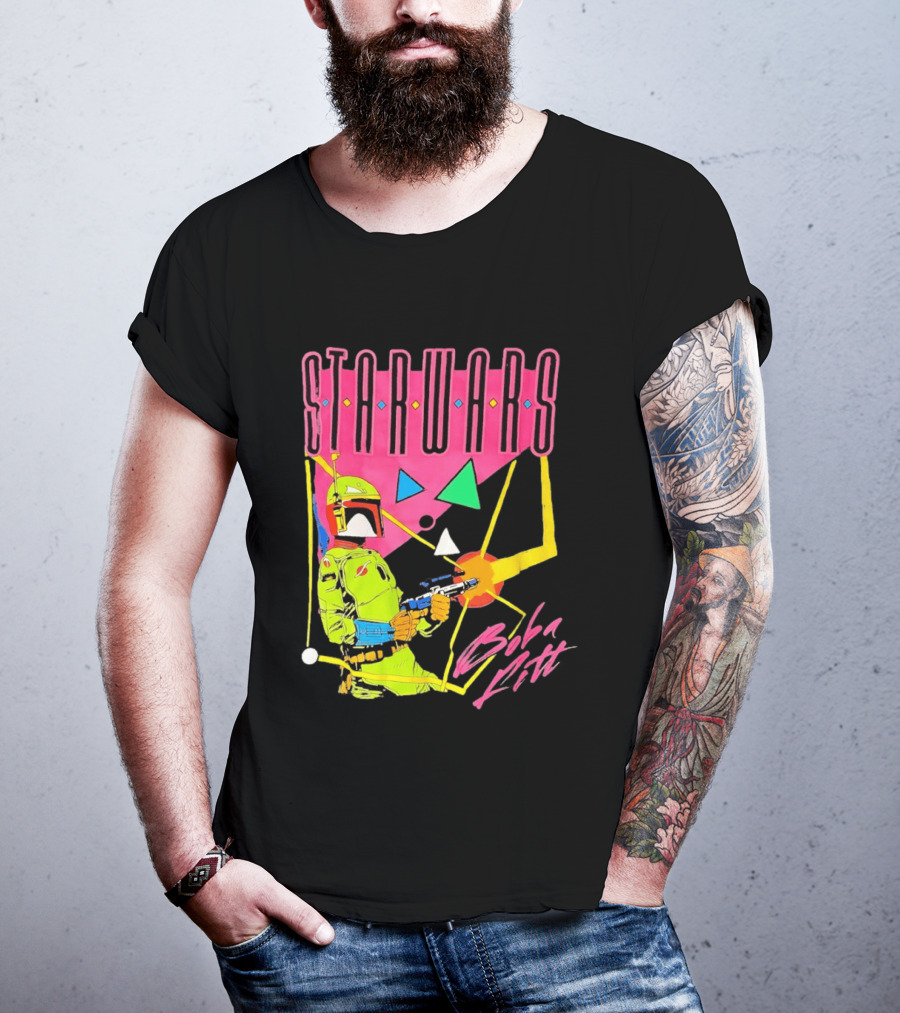 Star Wars Boba Fett Neon T-Shirt