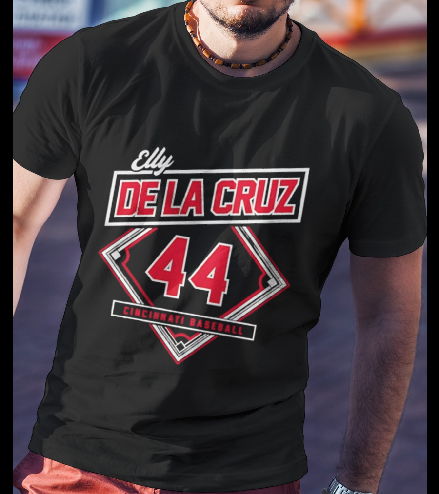 Elly De La Cruz 44 Cincinnati Baseball Reds T-Shirt