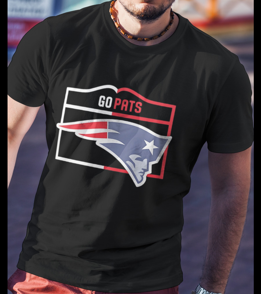 New England Patriots Go Pats Team Spirit T-Shirt