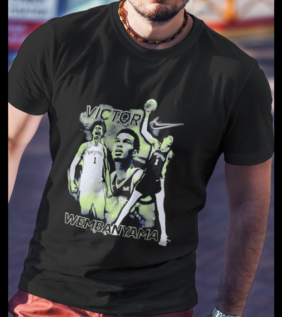 Victor Wembanyama San Antonio Spurs Nike Basketball T-Shirt