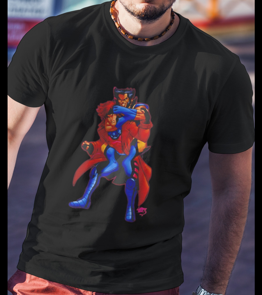 Gambit Remy LeBeau Wolverine Logan X Men Marvel Heroes T-Shirt