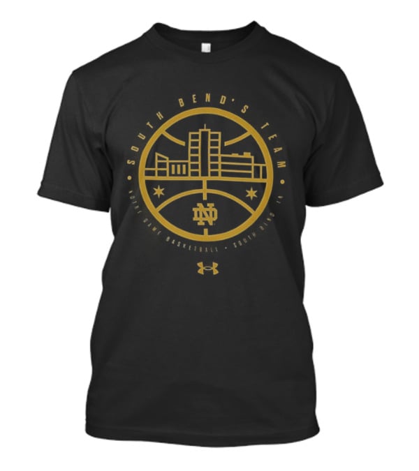 Notre Dame Fighting Irish Under Armour The Bend Basketball Dome ND T-Shirt