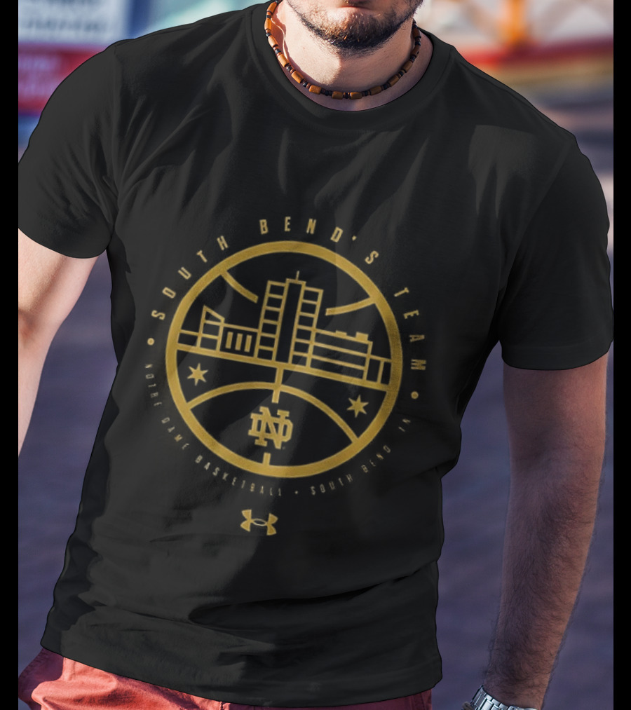 Notre Dame Fighting Irish Under Armour The Bend Basketball Dome ND T-Shirt