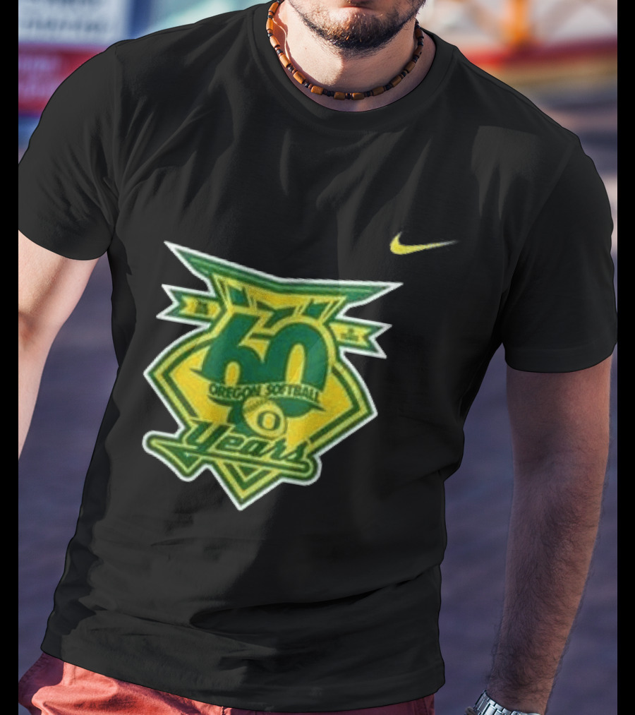 Oregon Ducks 60 Years Softball Anniversary Coach Melyssa Lombardi 2026 T-Shirt